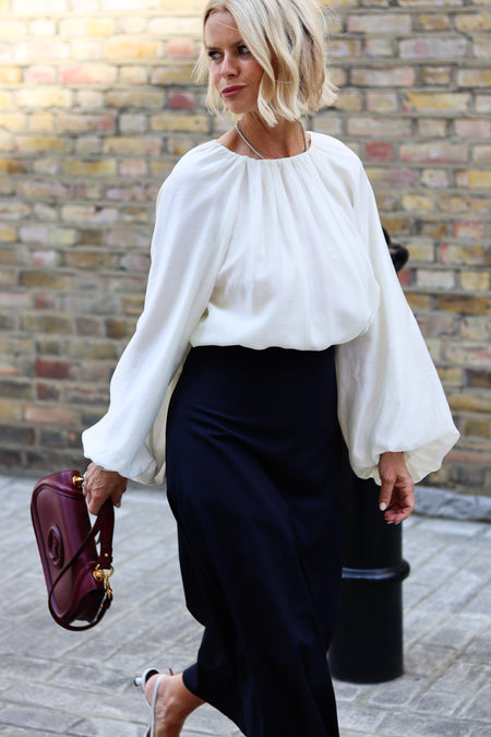 Cath x WYSE Lauren Top - Ivory