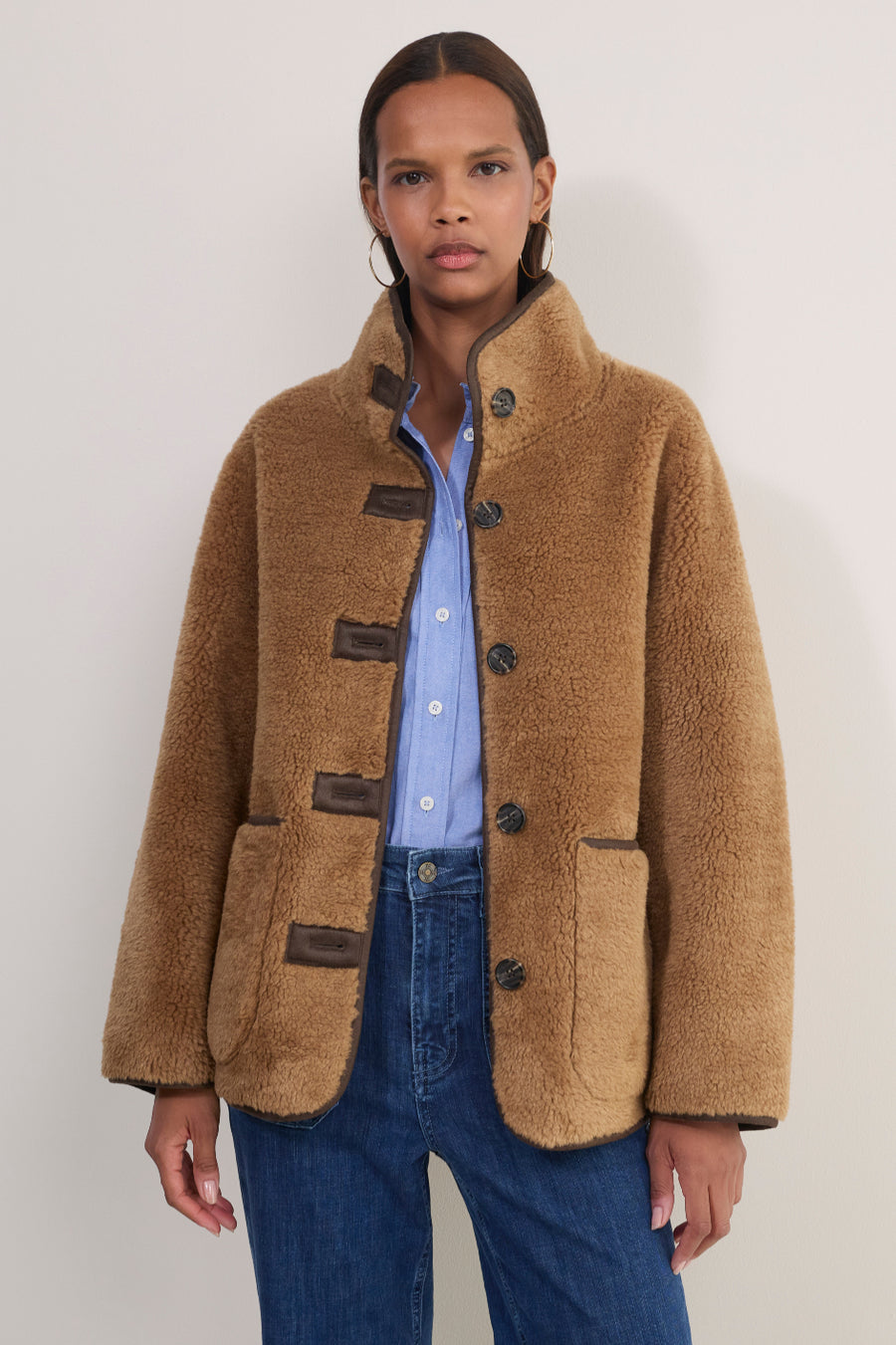 Imogen Borg Coat - Camel