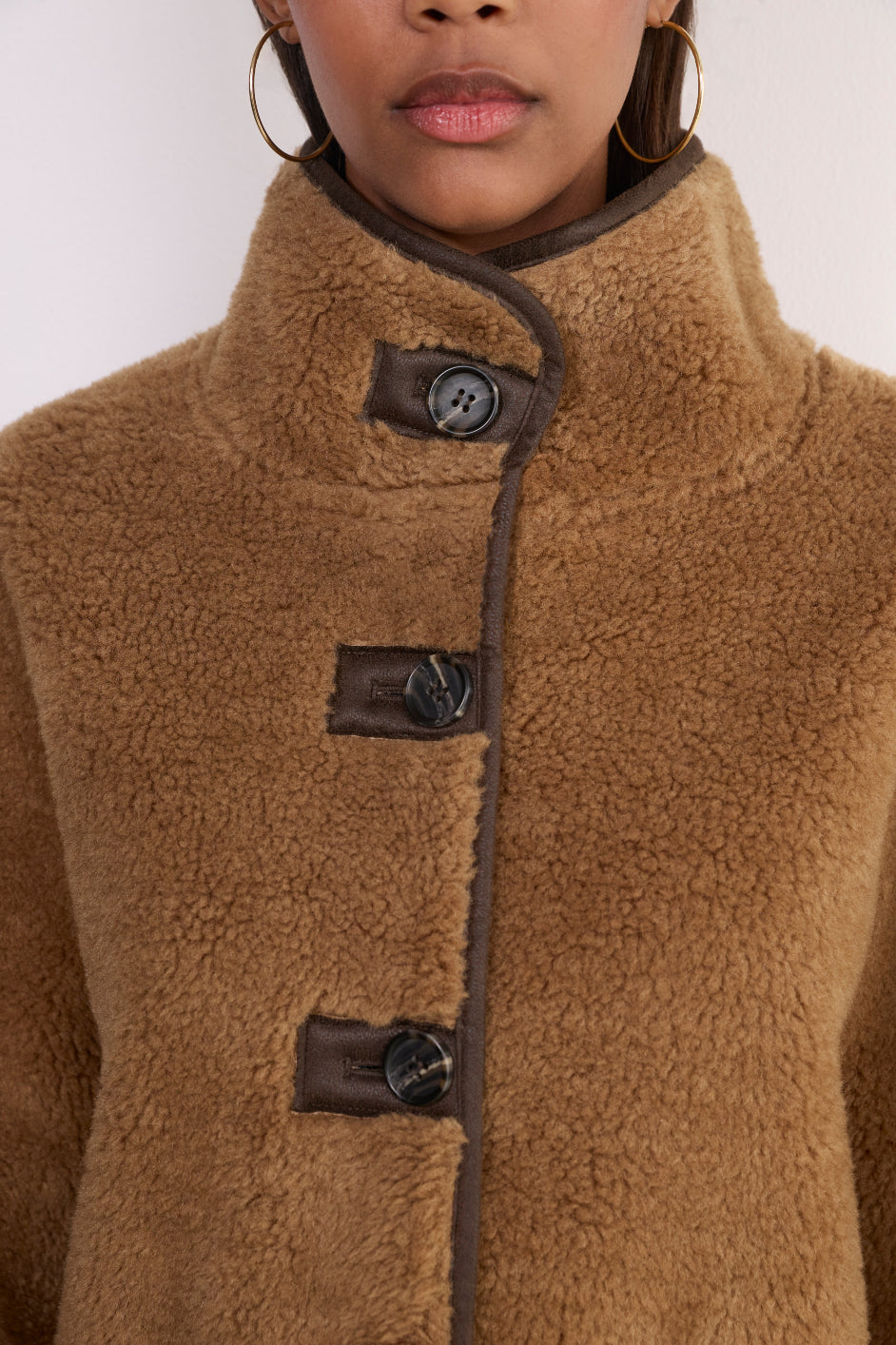 Imogen Borg Coat - Camel