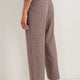 Ingrid Check Crop Trouser - Tan/Red Check