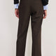 Ingrid Straight Leg Trouser - Black/Chocolate Check