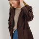 Iris Cotton Velvet Blazer - Cocoa