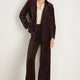 Iris Cotton Velvet Trouser - Cocoa