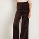 Iris Cotton Velvet Trouser - Cocoa