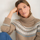 Iris Fairisle Jumper - Oat Melange