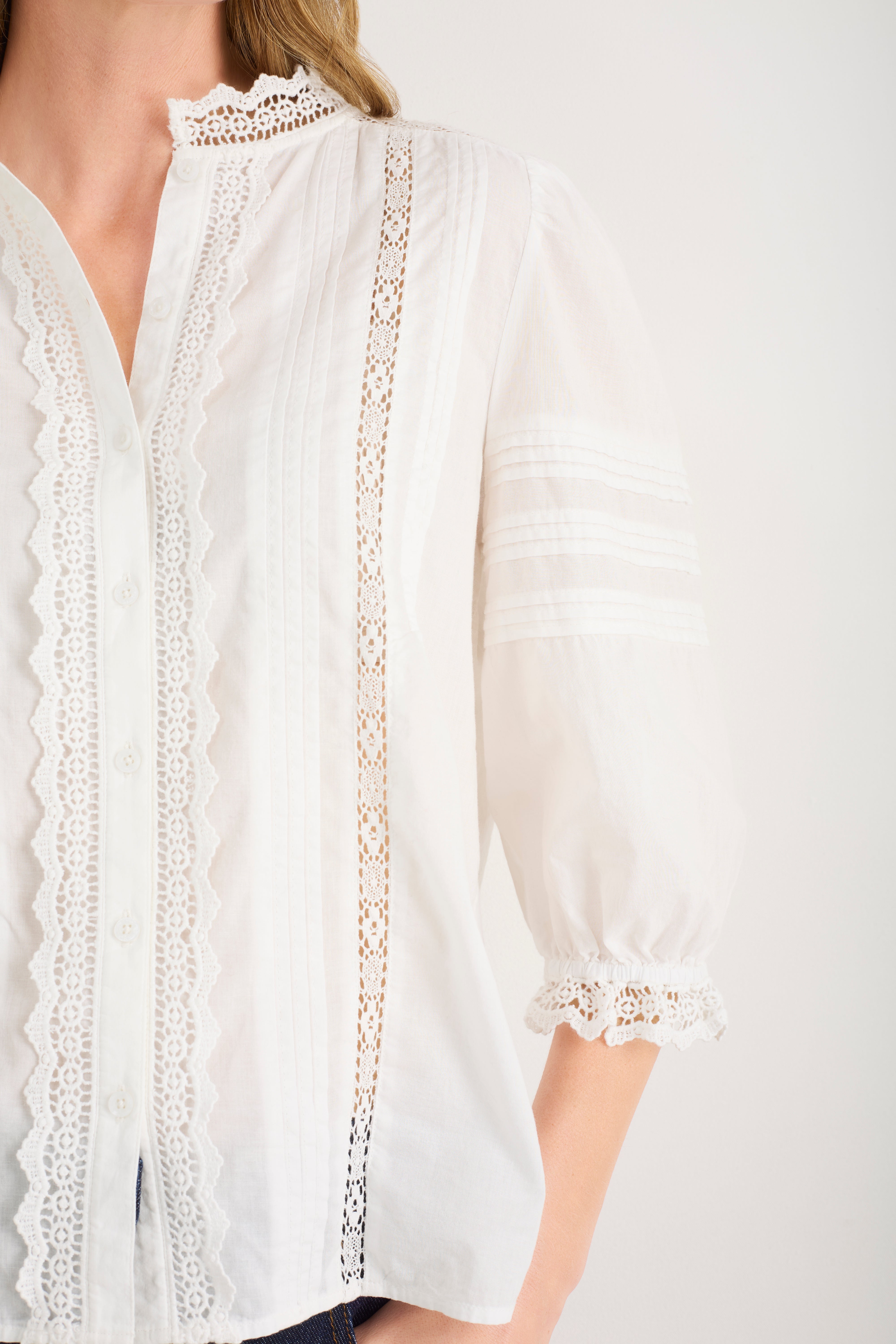Isla Blouse - Ivory