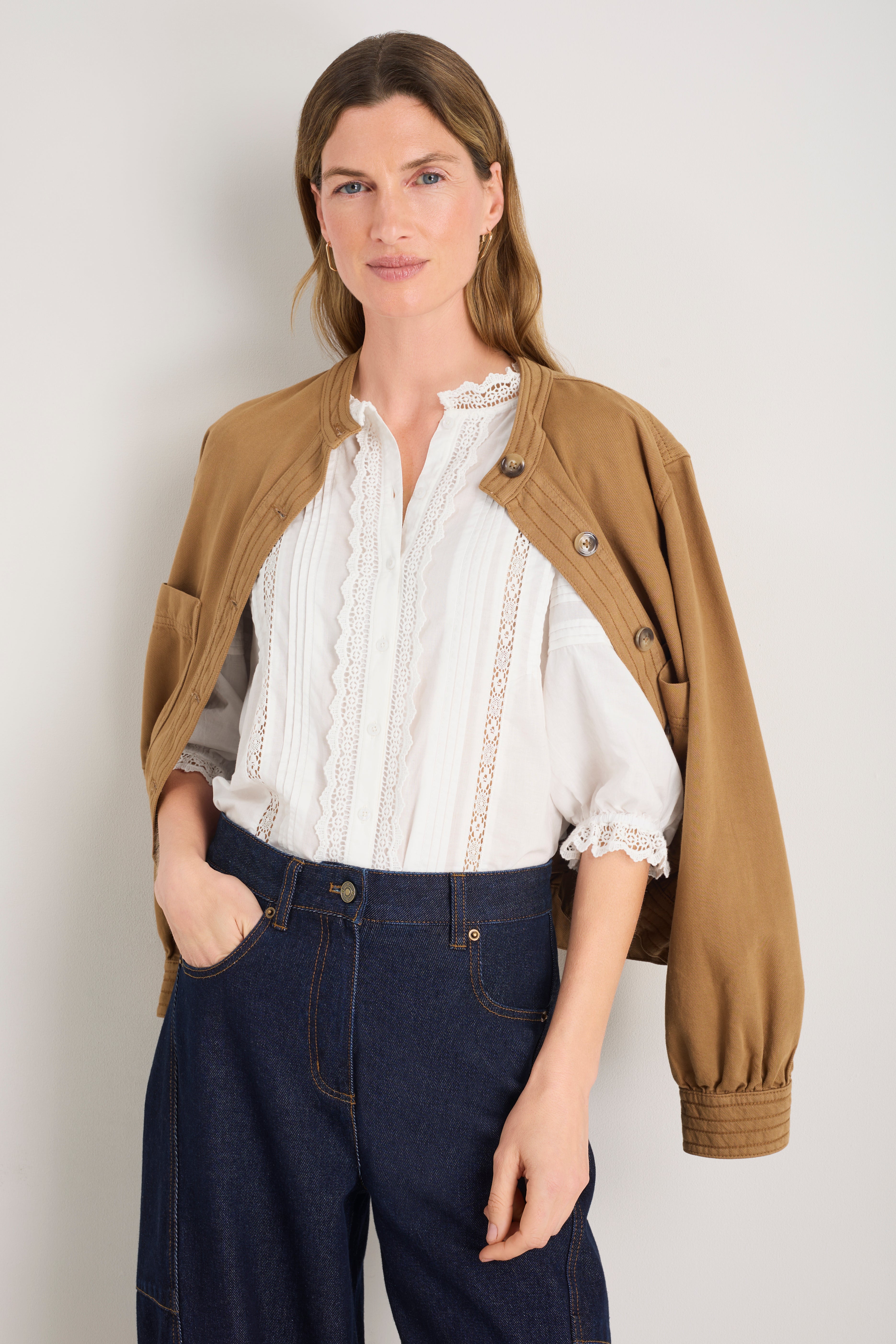 Isla Blouse - Ivory