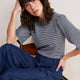 Ivy Jumper - Midnight/Ivory Micro Stripe