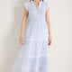 Jacinda Dress - Sky Blue/White Stripe