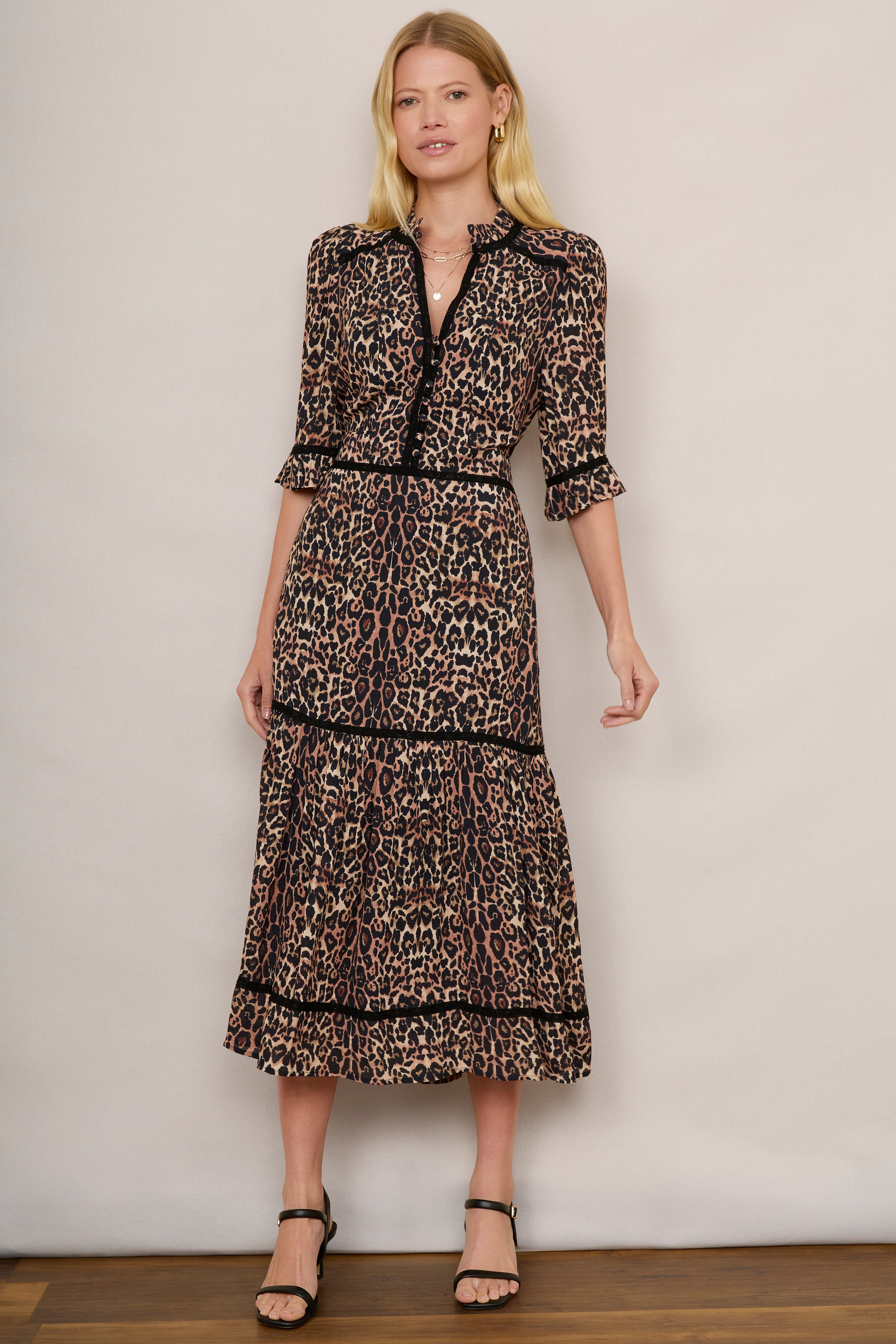 【定価7.7万円未使用】ワイスリー　W SHEER LEOPARD DRESS Jodi Dress - Leopard – WYSE London