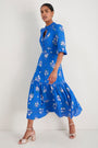 Jodi Dress - Cobalt Blue Spaced Floral