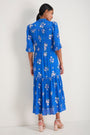 Jodi Dress - Cobalt Blue Spaced Floral
