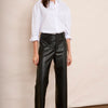 Jules Faux Leather Trousers - Black