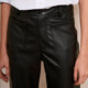 Jules Faux Leather Trousers - Black