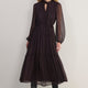 Juliette Dress - Aubergine