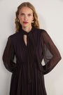Juliette Dress - Aubergine
