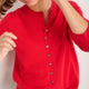 Katie Cashmere Cardigan - Poppy Red