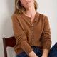 Katie Cashmere Cardigan - Toffee