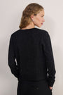 Katie Merino Cardigan - Black Sparkle