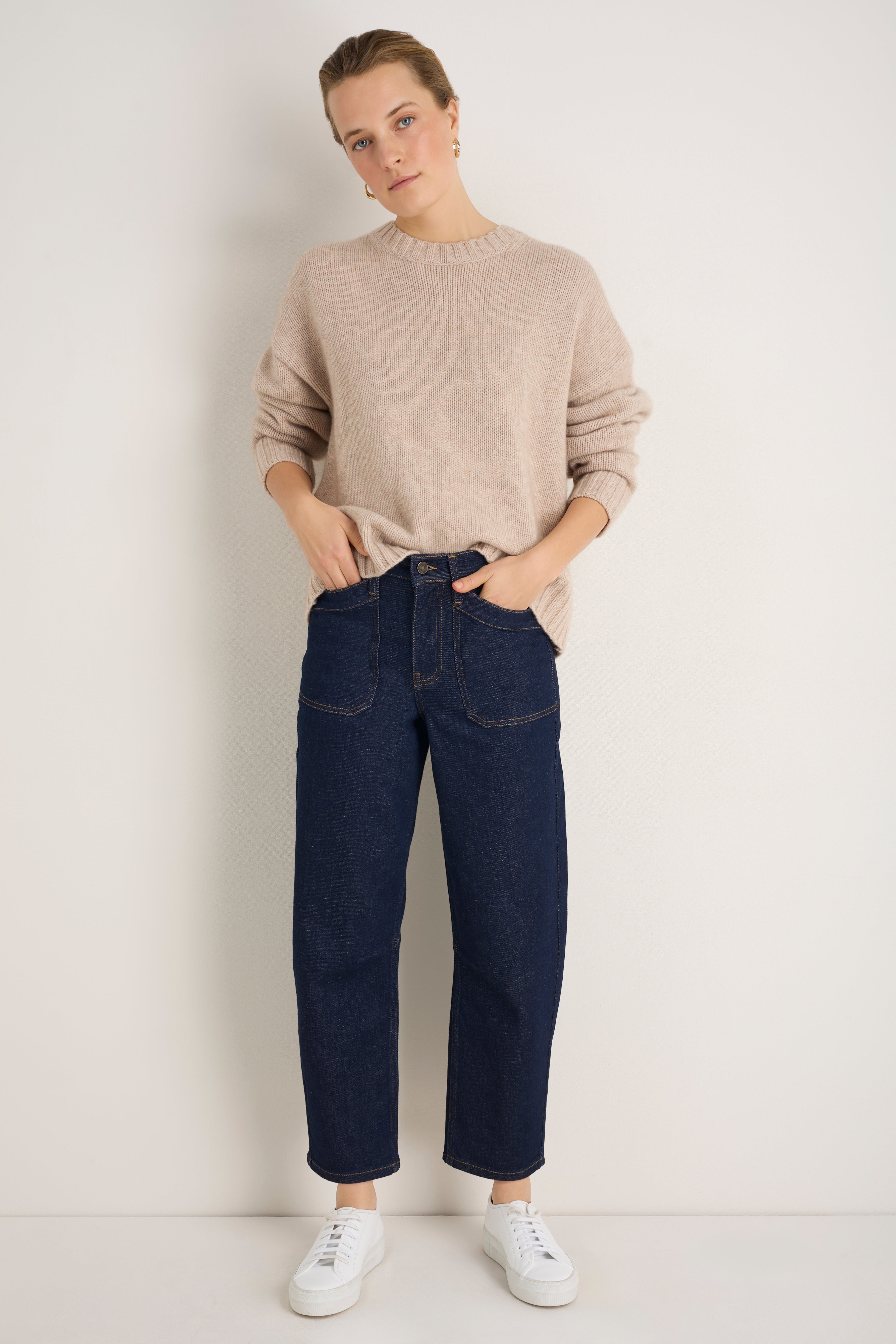 Kaya Cargo Barrel Jean - Rinse Wash