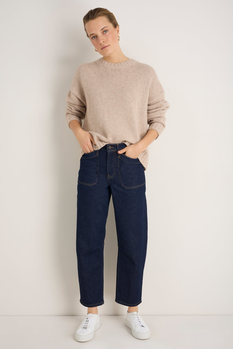 Kaya Cargo Barrel Jean - Rinse Wash