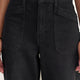 Kaya Cargo Barrel Jean - Washed Black