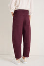 Kaya Cargo Barrel Jean - Raisin