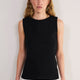 Kayla Jersey Top - Black