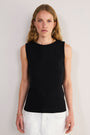 Kayla Jersey Top - Black
