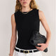 Kayla Jersey Top - Black