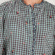 Keely Shirt - Check Embroidered