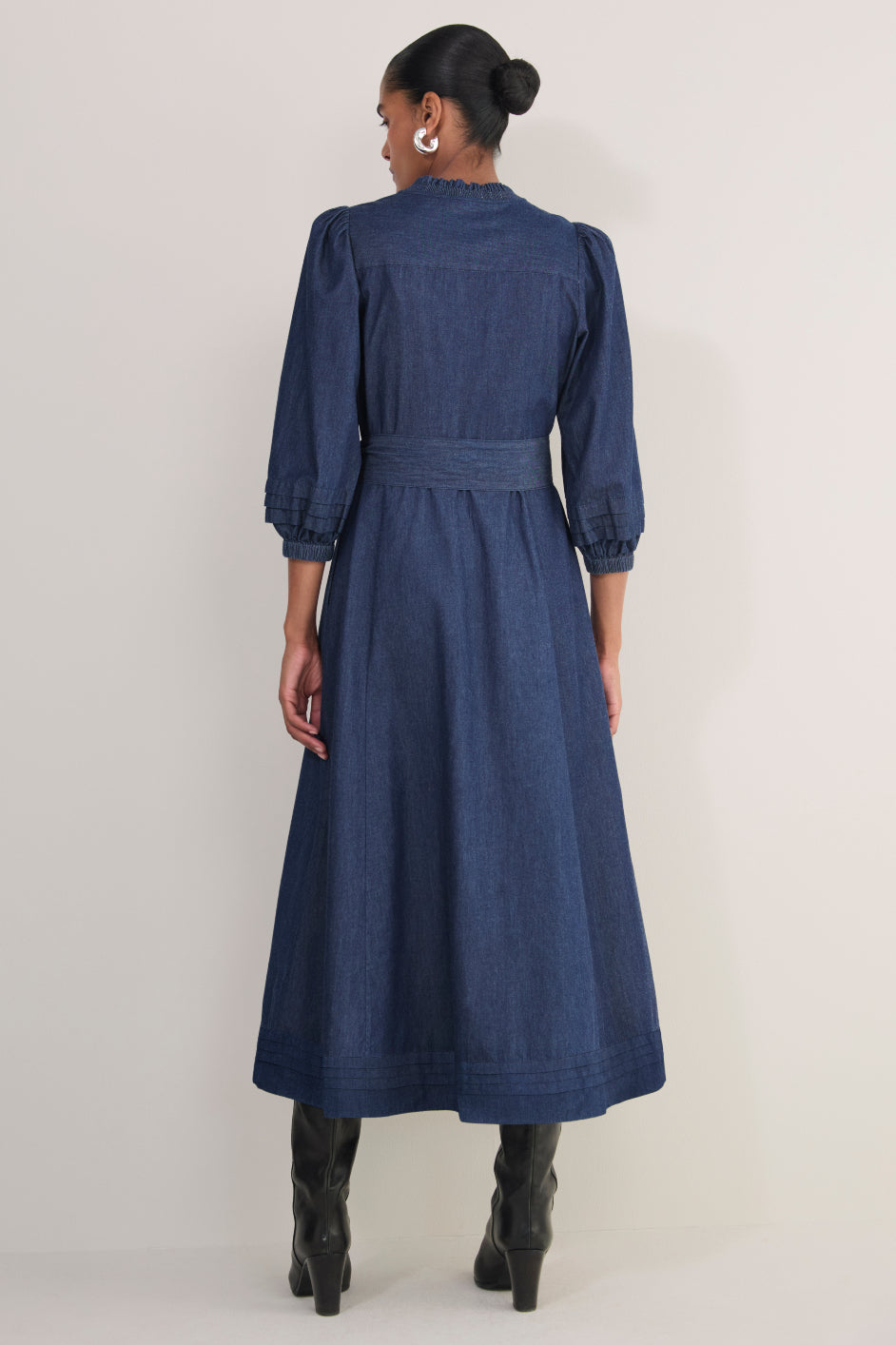 Kelly Dress - Denim