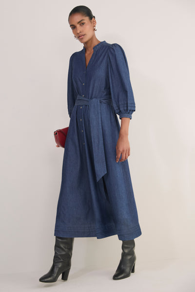 Kelly Dress - Denim