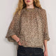 Kia Silk Blouse - Leopard