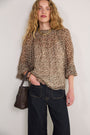Kia Silk Blouse - Leopard