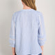 Kiki Blouse - Sky Blue/White Stripe
