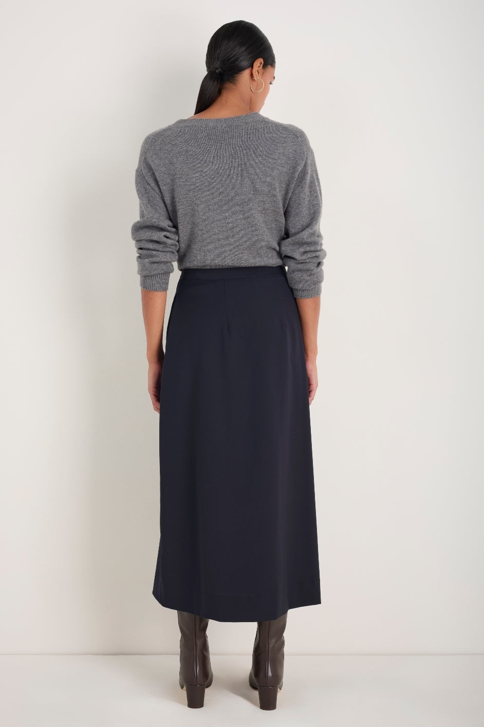 Kirsty Kilt Skirt - Midnight