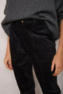Lara Velvet Jogger - Black