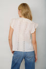 Laurent Ruffle Top - Ivory