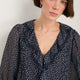 Laurent Silk Blouse - Midnight Spot