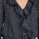 Laurent Silk Blouse - Midnight Spot