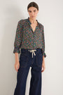 Lexi Blouse - Midnight Ditsy Floral