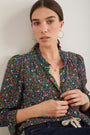 Lexi Blouse - Midnight Ditsy Floral