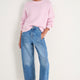 Liana Chunky Crew Neck Jumper - Blossom Pink