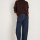 Liana Chunky Funnel Neck Jumper - Espresso