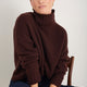 Liana Chunky Funnel Neck Jumper - Espresso