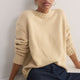 Liana Chunky Crew Neck Jumper - Latte