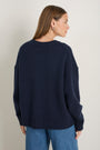 Liana Chunky Crew Neck Jumper - Midnight