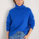 Liana Chunky Funnel Neck Jumper - Cobalt Blue