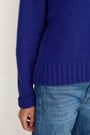 Liana Chunky Funnel Neck Jumper - Maritime Blue